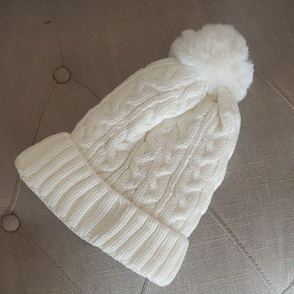 Vintage Philadelphia Flyers Patch Cable Knit Pom Pom Hat main image 4